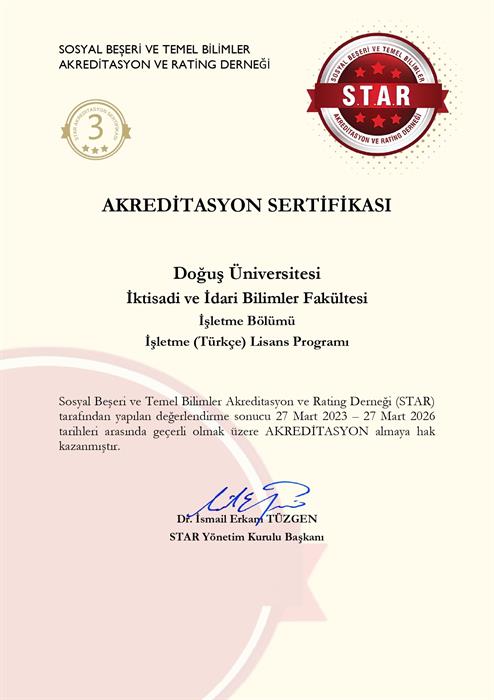 STAR Akreditasyon Sertifikası 2023-03 Doğuş Üniversitesi İşletme (Türkçe) (2) (2) (2)_page-0001